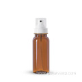 Amber Cosmetic Packing Plastic Sprayer Bottle With Pump